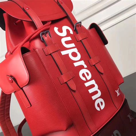 supreme x louis vuitton backpack replica|louis vuitton supreme christopher backpack.